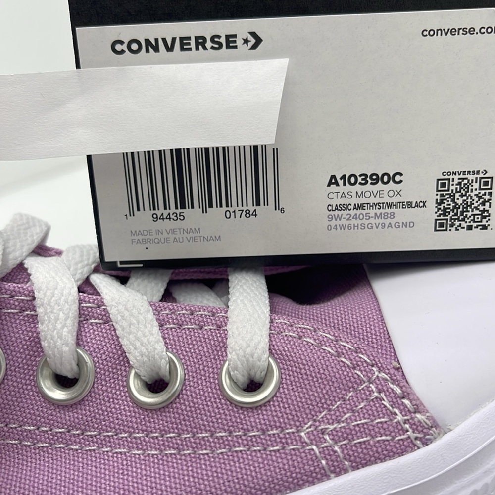 Converse WMNS CTAS MOVE OX CLASSIC AMETHYST/WHITE/BLACK A10390C
Platforms Snkrs - Picture 16 of 16